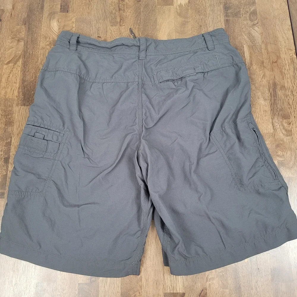 The North Face Horizon Utility Shorts Men's Size 34 Nylon RipStop Gunmetal Gray